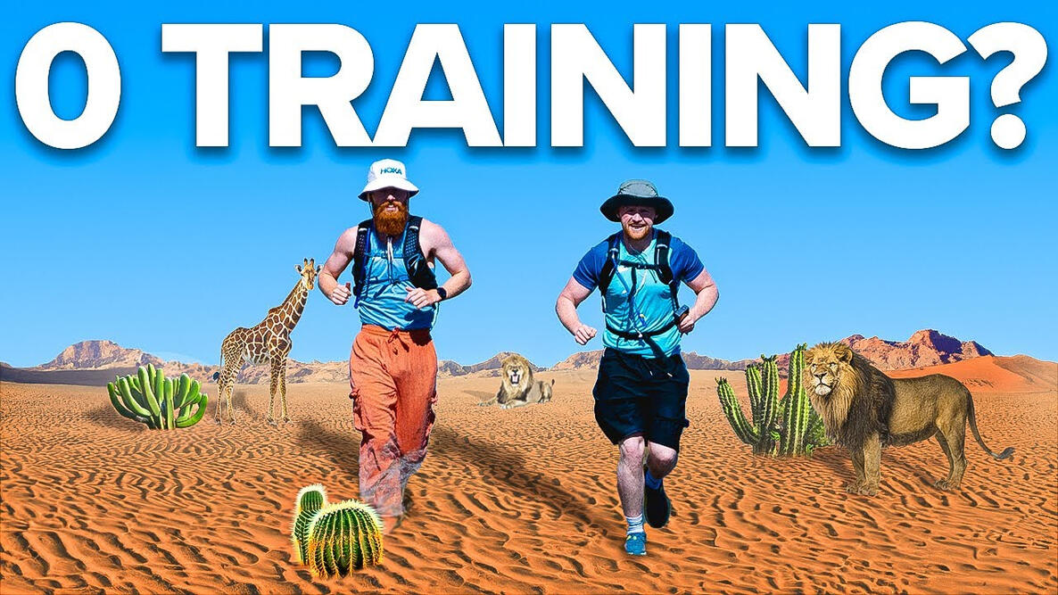 Running a marathon with zero training w/ hardestgeezer